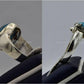 Silver Couple Rings: Pair 137,  Stone: Shajri Feroza - AmeerAliEnterprises
