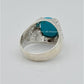 AAE 6614 Chandi Ring 925, Stone: Feroza