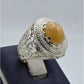 AAE 5931 Chandi Ring 925, Stone: Opal - AmeerAliEnterprises