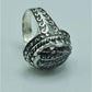 AAE 6710 Chandi Ring 925, Stone: Hadeed (Naad-e-Ali A.S) - AmeerAliEnterprises