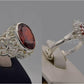 Silver Couple Rings: Pair 49,  Stone: Zircon - AmeerAliEnterprises