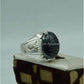 AAE 6143 Chandi Ring 925, Stone: Hadeed (Naad-e-Ali A.S) - AmeerAliEnterprises
