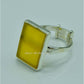 AAE 6821 CHANDI RING 925, STONE: YELLOW AQEEQ