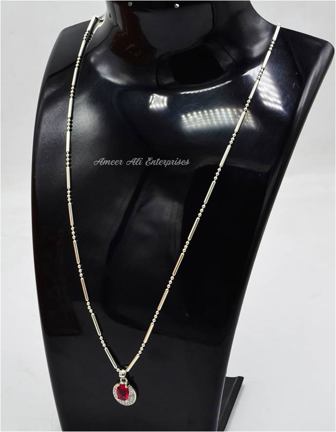 AAE 6837 Chandi Pendant 925, Stone: Zircon