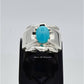 AAE 6638 Chandi Ring 925, Stone: Feroza