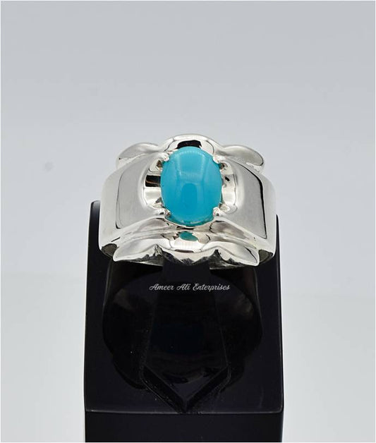 AAE 6638 Chandi Ring 925, Stone: Feroza
