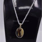 AAE 5836 Chandi Pendant 925, Stone: Sulemani Aqeeq - AmeerAliEnterprises