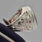 AAE 9108 Chandi Ring 925, Stone: Yamni Aqeeq - AmeerAliEnterprises