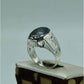 AAE 6143 Chandi Ring 925, Stone: Hadeed (Naad-e-Ali A.S) - AmeerAliEnterprises