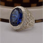 AAE 7527 Chandi Ring 925, Stone: Zircon - AmeerAliEnterprises