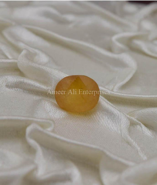 AAE 1320 Yellow Sapphire (Pukhraj) - AmeerAliEnterprises