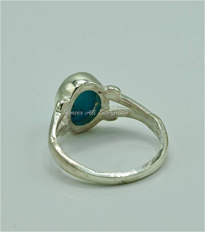 AAE 6847 Chandi Ring 925, Stone: Feroza