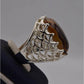 AAE 2314 Chandi Ring 925, Stone: Sulemani Aqeeq - AmeerAliEnterprises
