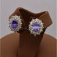AAE 2479 CHANDI EARRINGS 925, STONE: ZIRCON - AmeerAliEnterprises