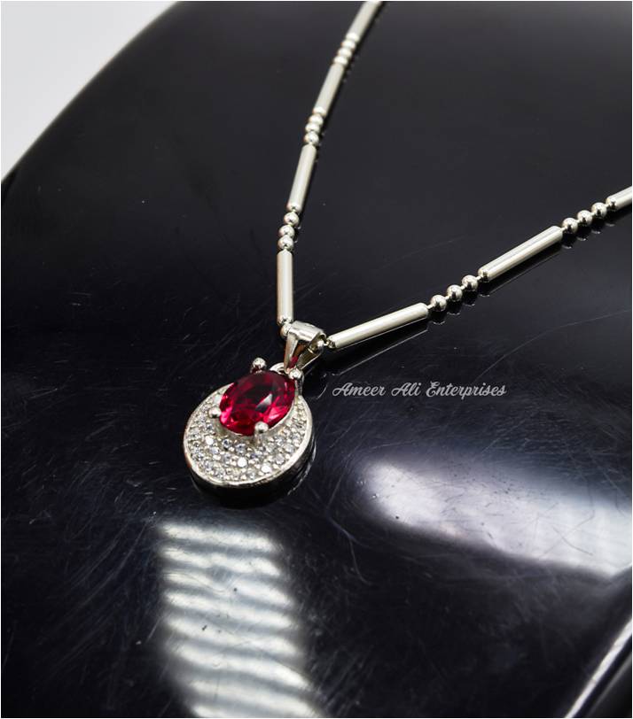 AAE 6837 Chandi Pendant 925, Stone: Zircon