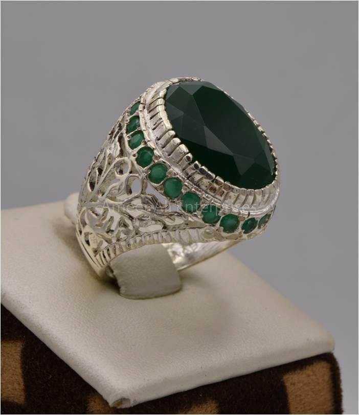 AAE 2485 Chandi Ring 925, Stone: Zircon - AmeerAliEnterprises