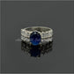AAE 6110 Chandi Ring 925, Stone: Zircon - AmeerAliEnterprises