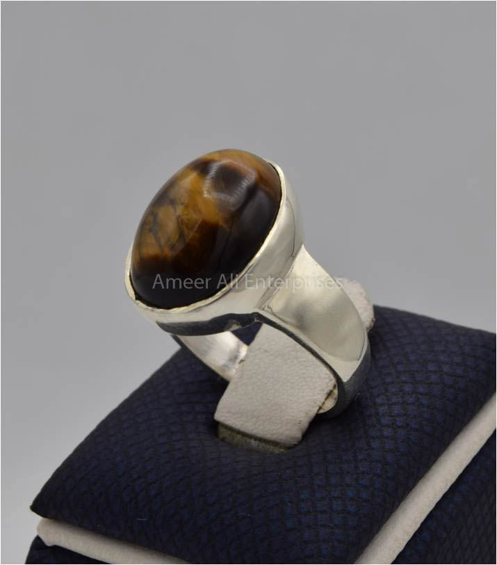 AAE 3553 Chandi Ring 925, Stone: Tiger's Eye