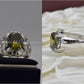 Silver Couple Rings: Pair 64, Stone: Zircon - AmeerAliEnterprises