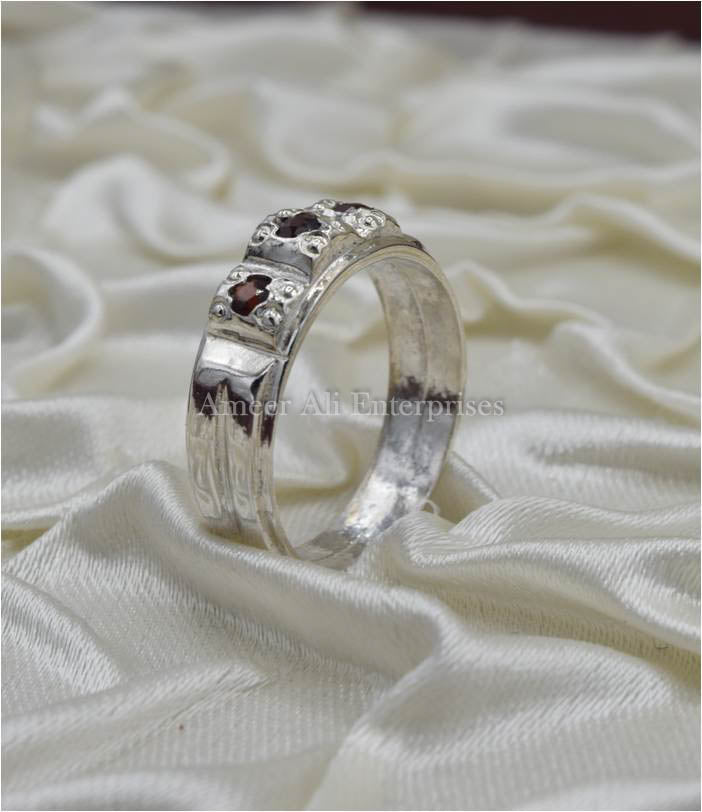 AAE 3512 Garnet 925 Chandi Ring