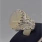 AAE 2219 Chandi Ring 925, Stone: Dur e Najaf - AmeerAliEnterprises