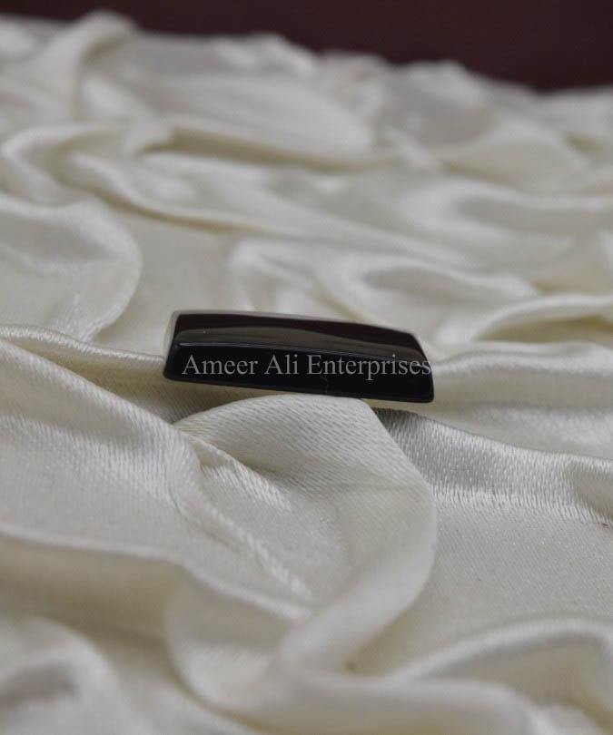 AAE 1381 Black Aqeeq Stone - AmeerAliEnterprises