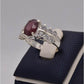 AAE 1134 Chandi Ring 925, Stone: Ruby (Yaqoot) - AmeerAliEnterprises