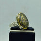 AAE 6122 Chandi Ring 925, Stone: Hadeed (Naad-e-Ali A.S) - AmeerAliEnterprises