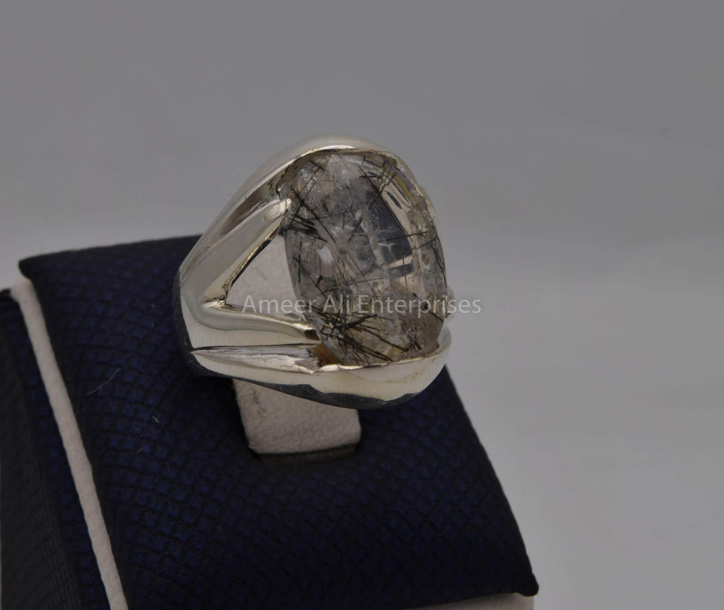 AAE 5642 Chandi Ring, Stone: Moh e Najaf - AmeerAliEnterprises