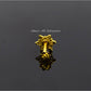 AAE 6917 Gold Nose Pin, Stone: Zircon