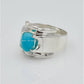 AAE 6638 Chandi Ring 925, Stone: Feroza