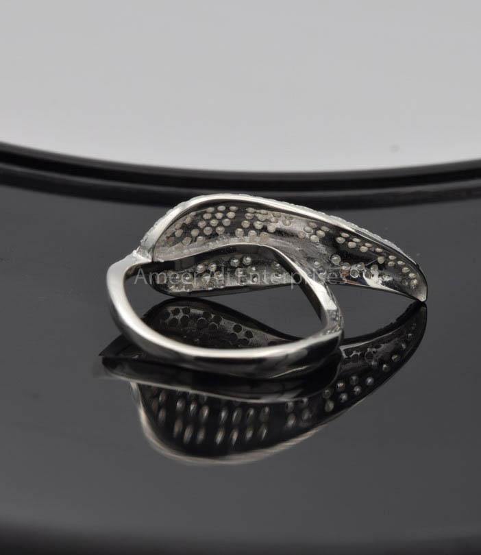 AAE 7413 Chandi Ring 925, Stone: Zircon - AmeerAliEnterprises