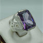 AAE 2247 Chandi Ring 925, Stone: Zircon - AmeerAliEnterprises