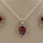 AAE 2545 Chandi Set 925, Stone: Zircon - AmeerAliEnterprises
