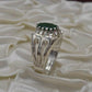 AAE 1808 Chandi Ring 925, Stone: Zircon - AmeerAliEnterprises