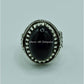 AAE 6823 CHANDI RING 925, STONE: BLACK AQEEQ