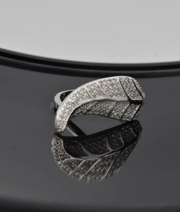 AAE 7413 Chandi Ring 925, Stone: Zircon - AmeerAliEnterprises