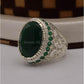 AAE 2485 Chandi Ring 925, Stone: Zircon - AmeerAliEnterprises