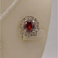 AAE 2545 Chandi Set 925, Stone: Zircon - AmeerAliEnterprises