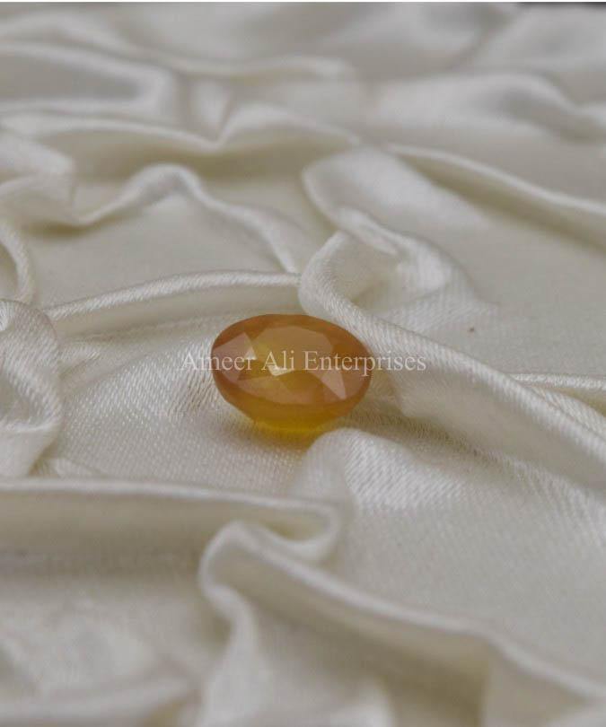 AAE 1321 Yellow Sapphire (Pukhraj) - AmeerAliEnterprises