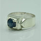 AAE 6873 Chandi Ring 925, Stone: Neelam