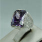 AAE 2247 Chandi Ring 925, Stone: Zircon - AmeerAliEnterprises