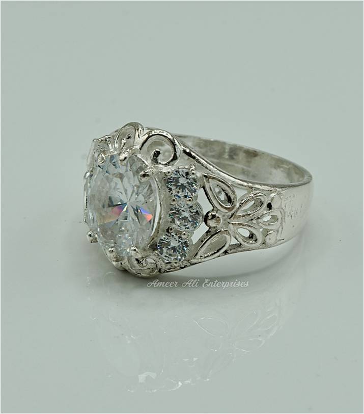 AAE 6907 Chandi Ring 925, Stone: Zircon