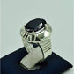 AAE 6849 Chandi Ring 925, Stone: Neelam