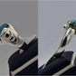 Silver Couple Rings: Pair 139,  Stone: Shajri Feroza - AmeerAliEnterprises