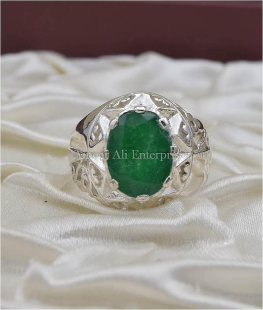 AAE 1215 Onyx 925 Chandi Ring - AmeerAliEnterprises