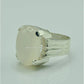 AAE 6874 Chandi Ring 925, Stone: Dur e Najaf