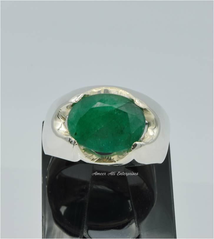 AAE 6246 Chandi Ring 925, Stone: Onyx