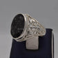 AAE 5652 Chandi Ring, Stone: Moh e Najaf - AmeerAliEnterprises