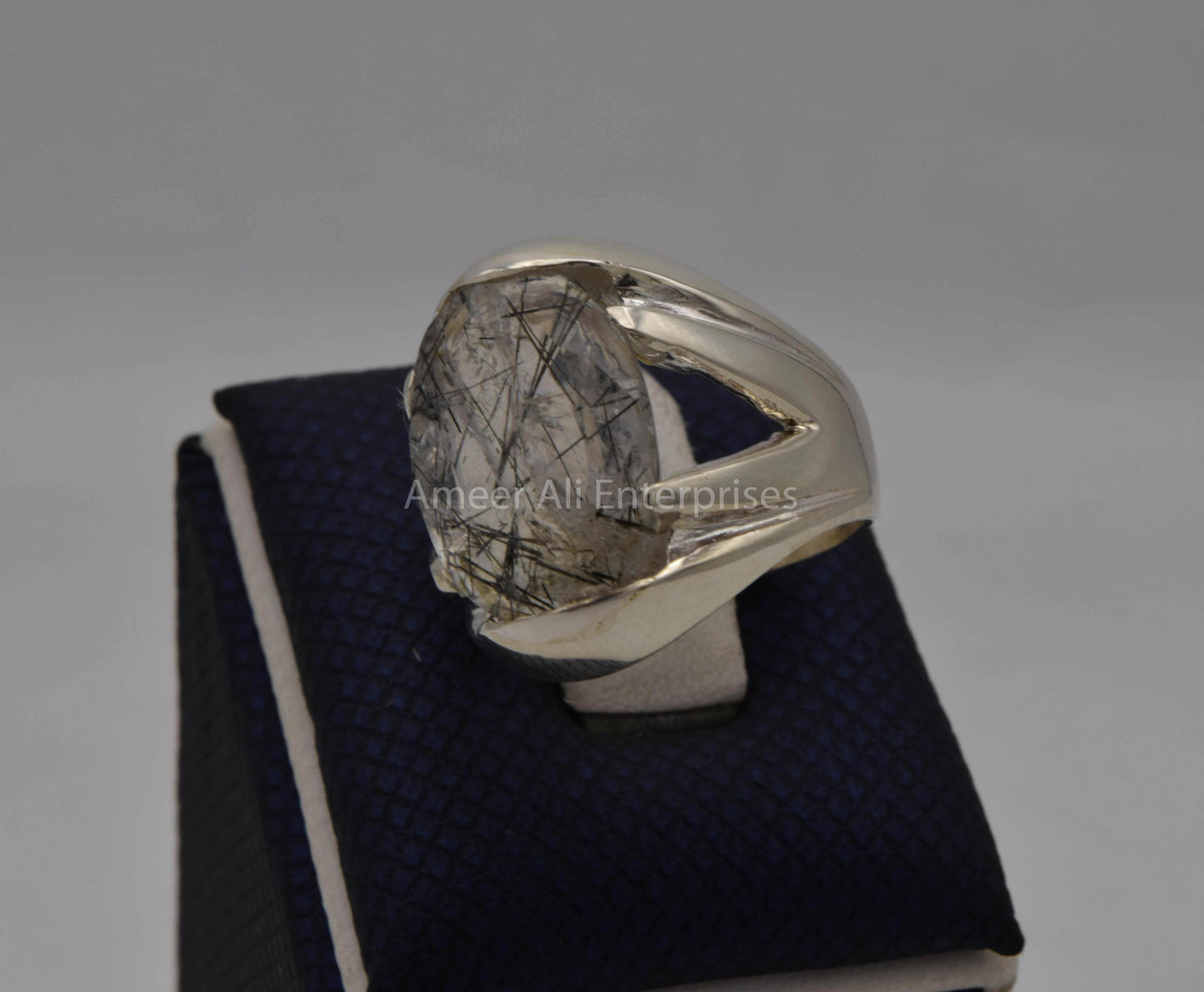 AAE 5642 Chandi Ring, Stone: Moh e Najaf - AmeerAliEnterprises